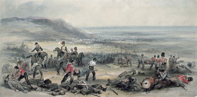 Removing the Dead and Wounded after the Battle of the Alma during the Crimean War by George Bryant Campion